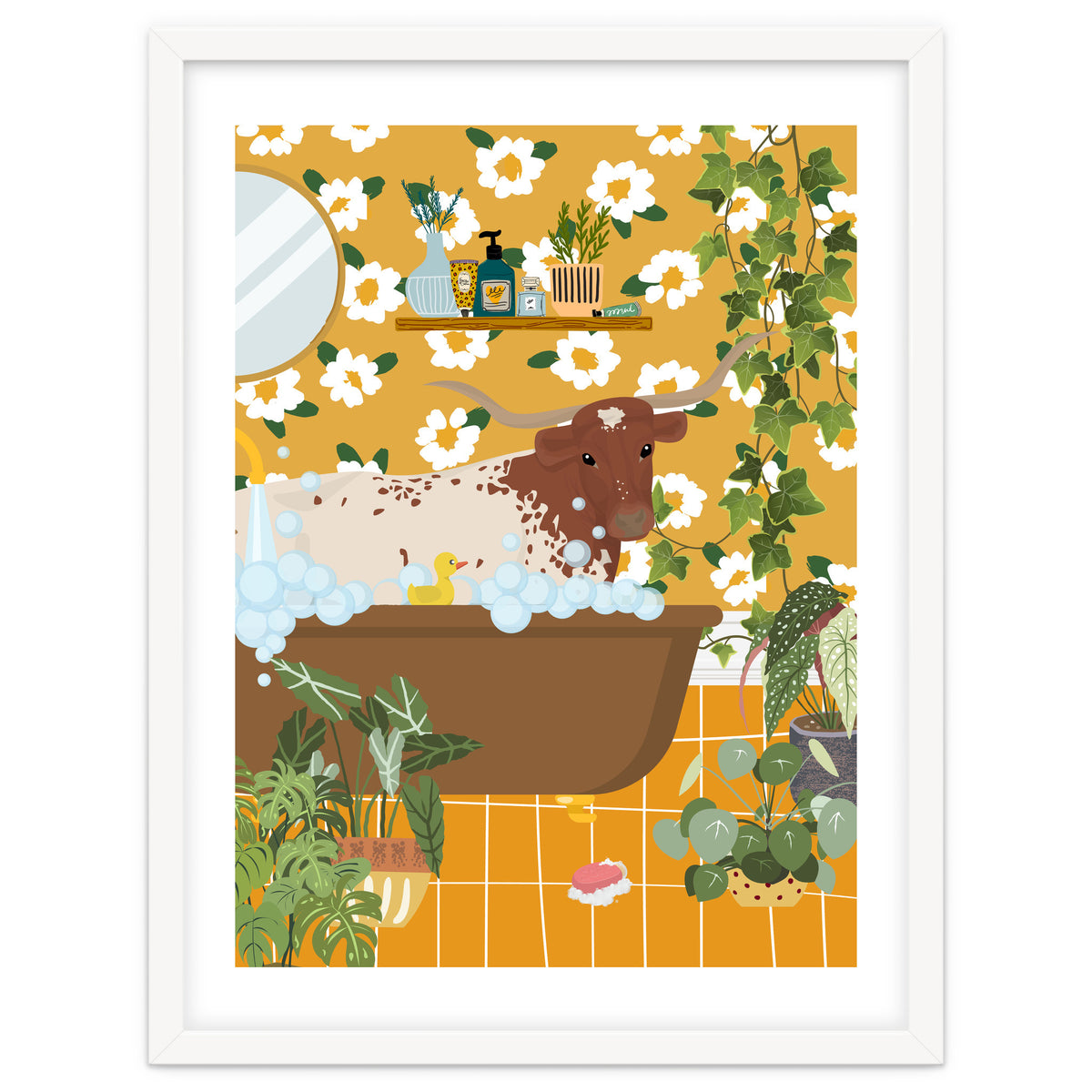 Texas Longhorn in My Bathtub