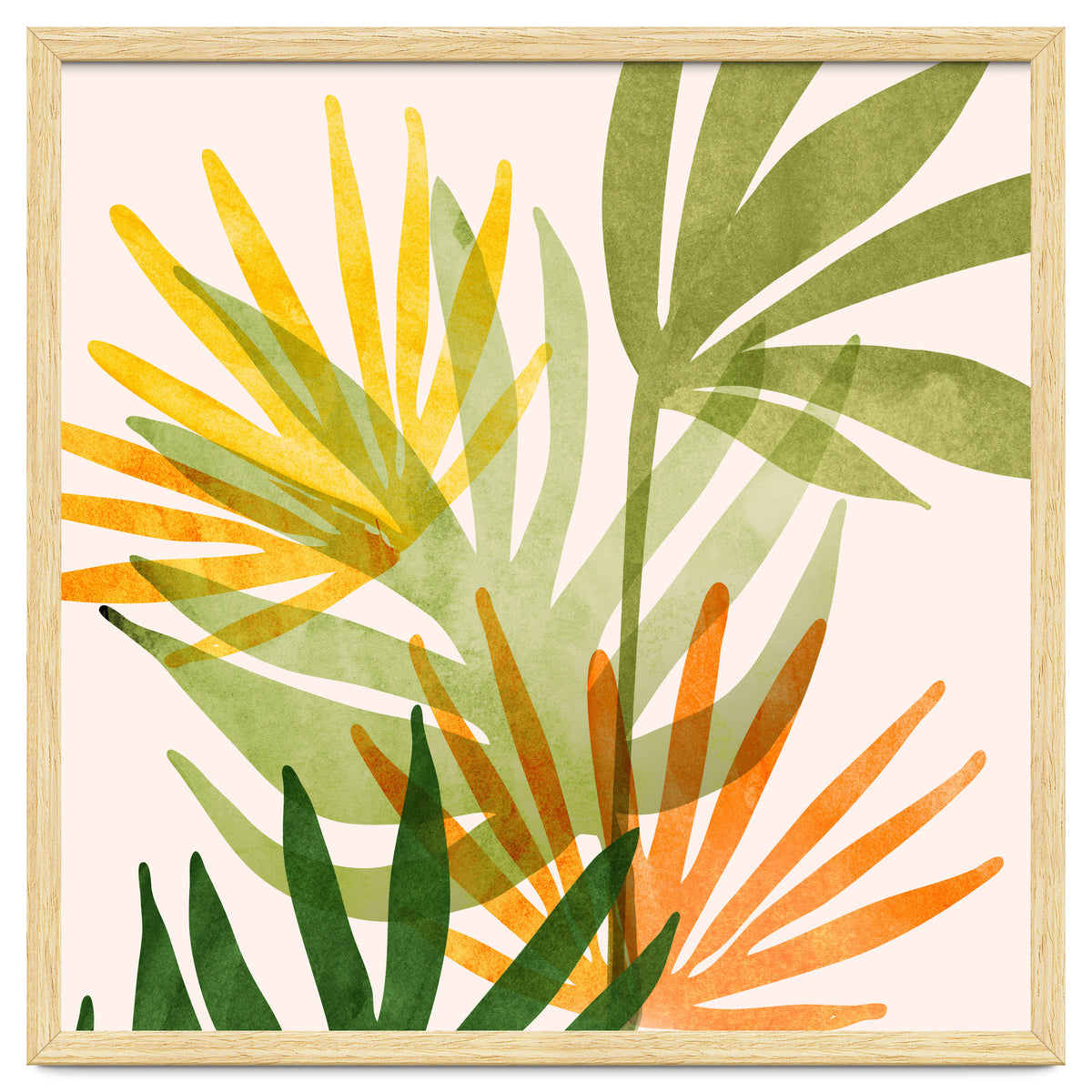 Modern Tropical Abstract Bouquet