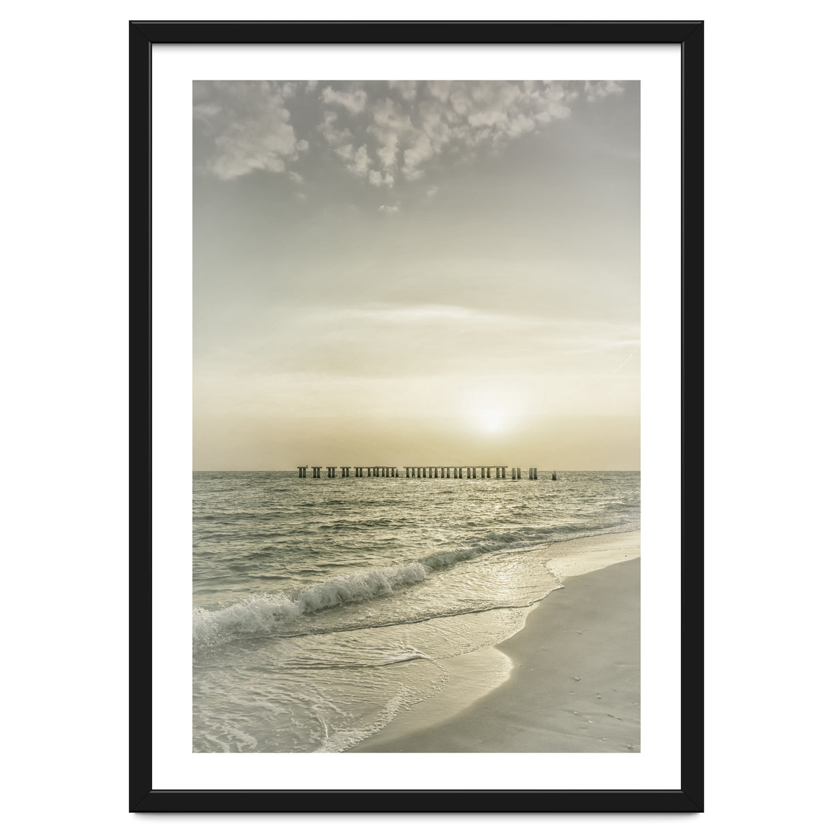 Gasparilla Island Sunset | Vintage