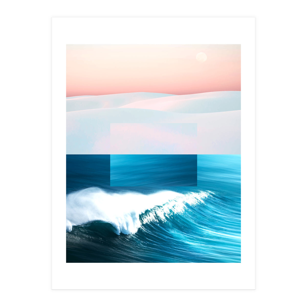 Ocean & Moon (Print Only)