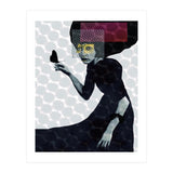 Girl and butterflies  (Print Only) thumbnail