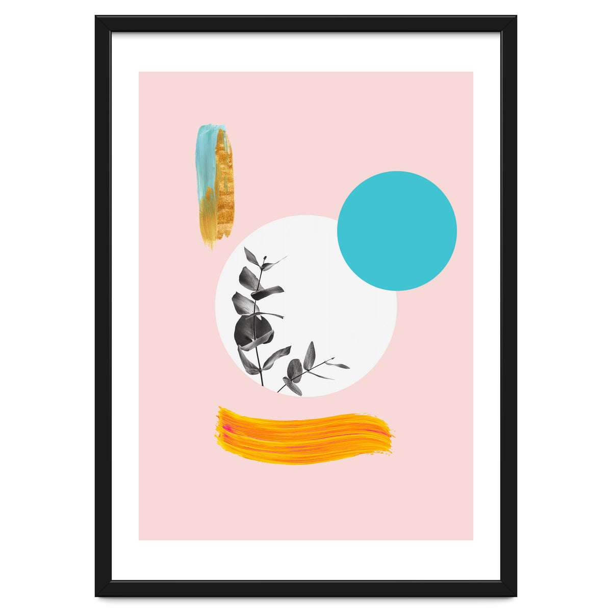 Modern Abstract Leaves