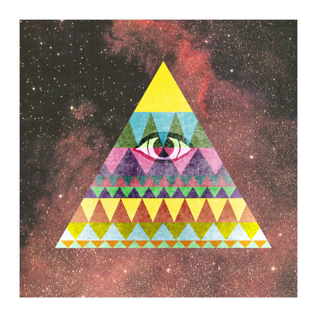 Pyramid In Space (Print Only)