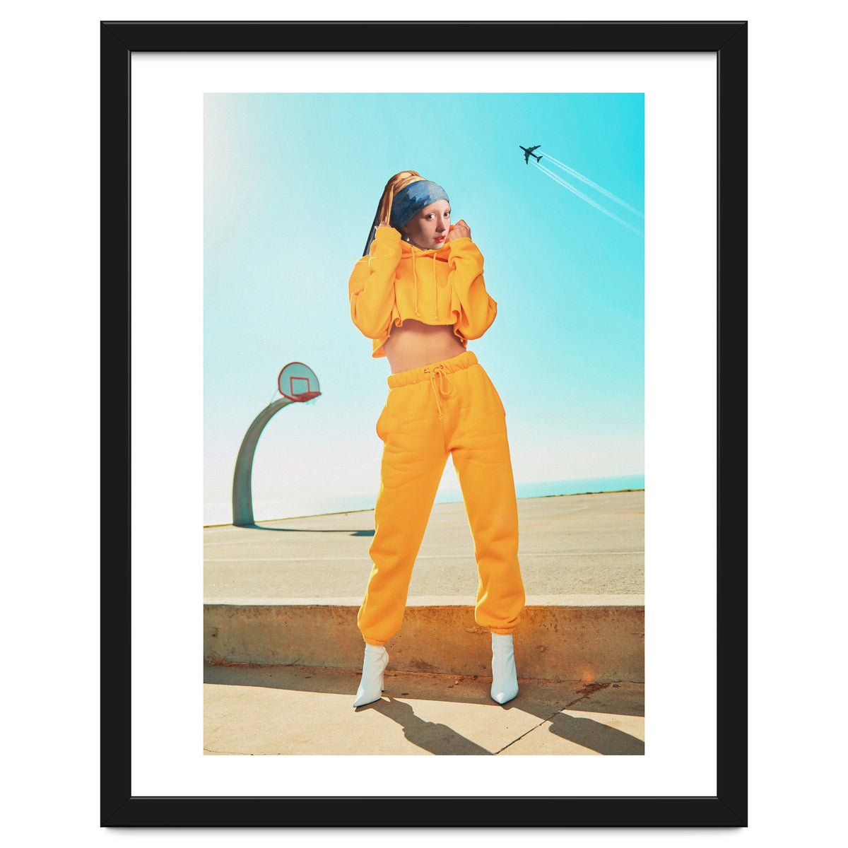 The Girl In Yellow Joggers