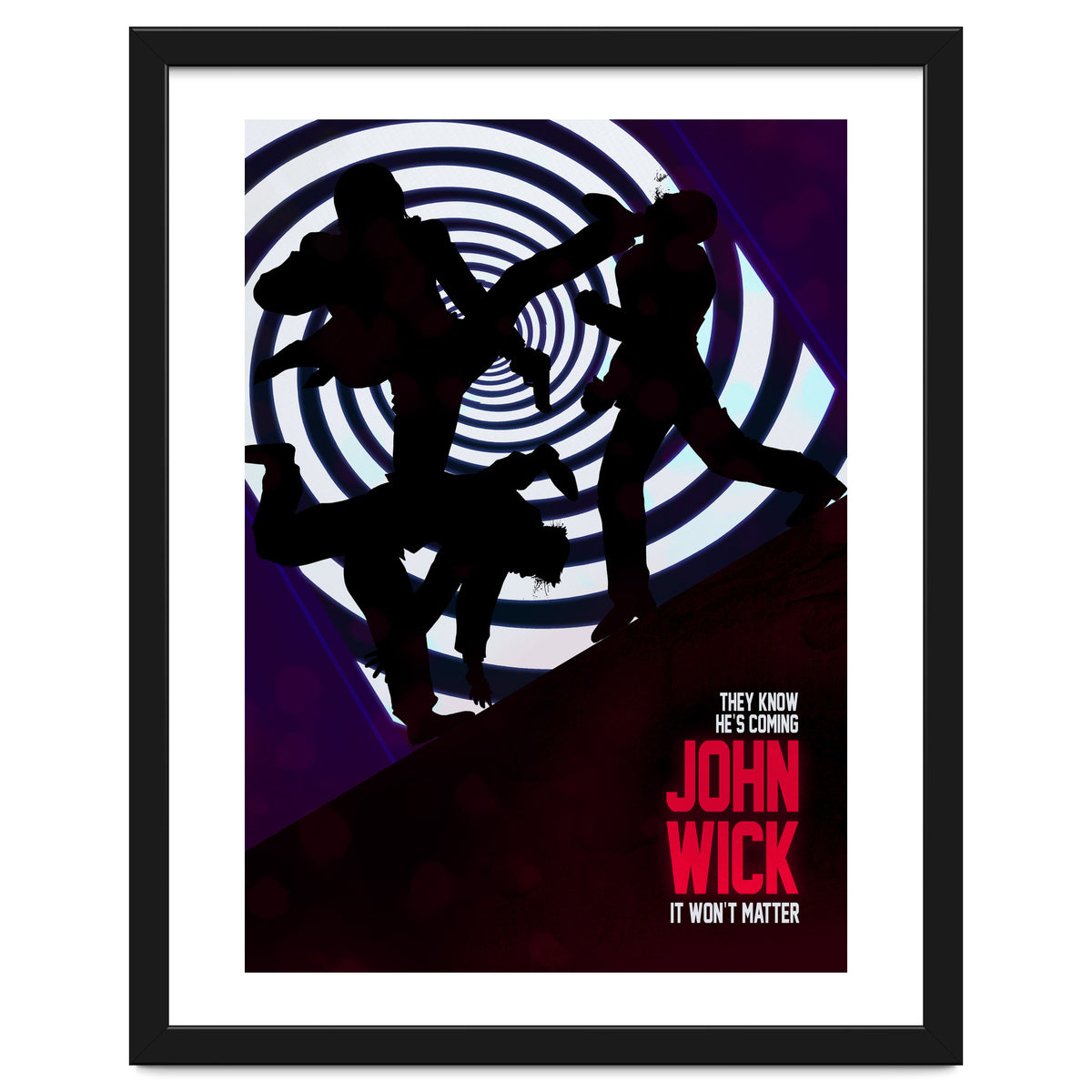 John Wick Minimal Movie Poster