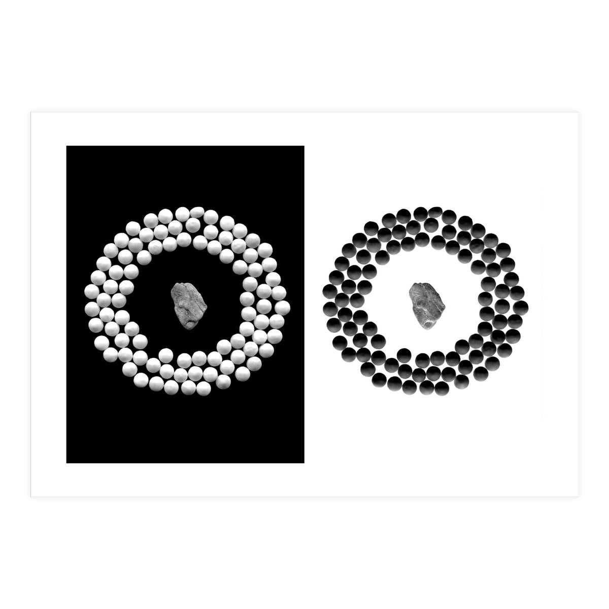 Pearls and stone (Print Only)