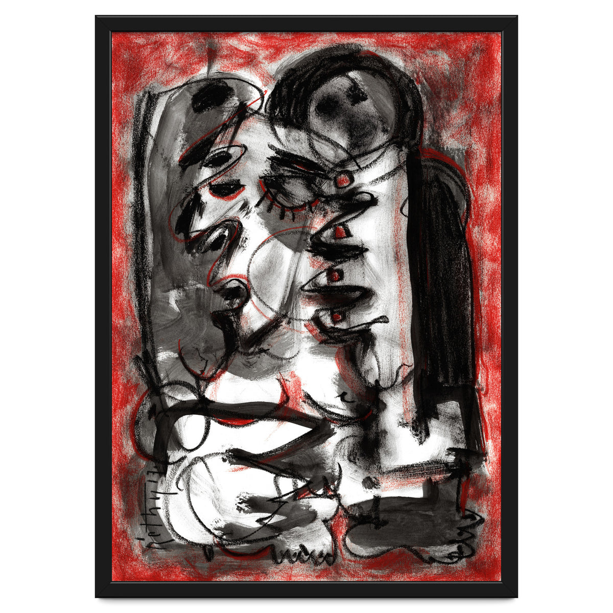 Shame - white background