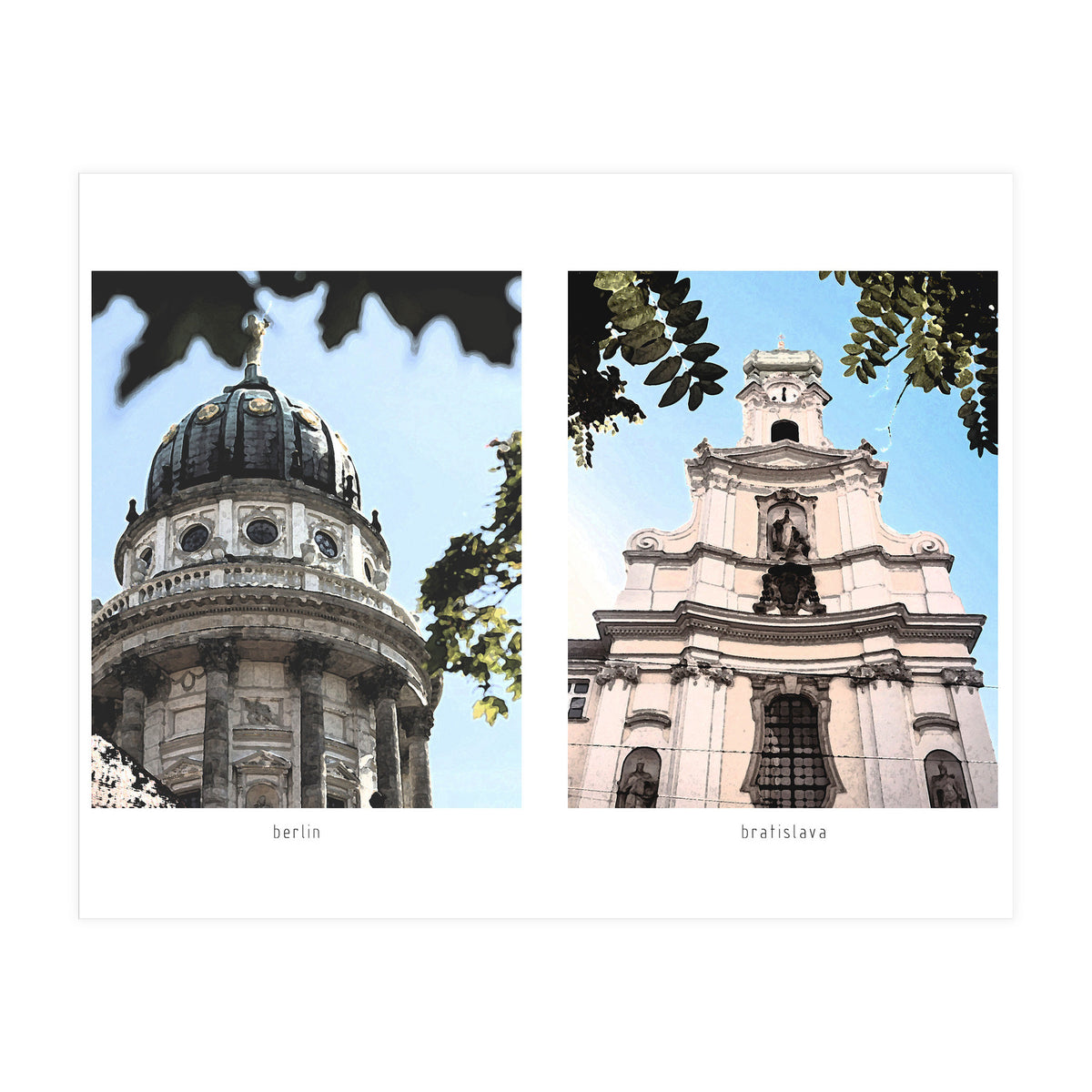 Architectural framing in paints  (Print Only)