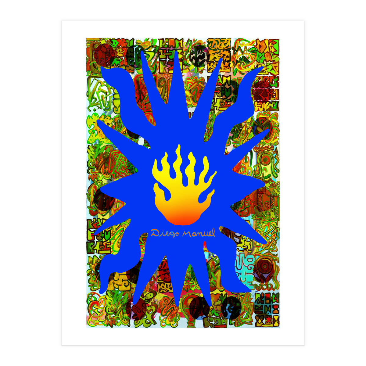 Fuego Y Graffiti 54 (Print Only)