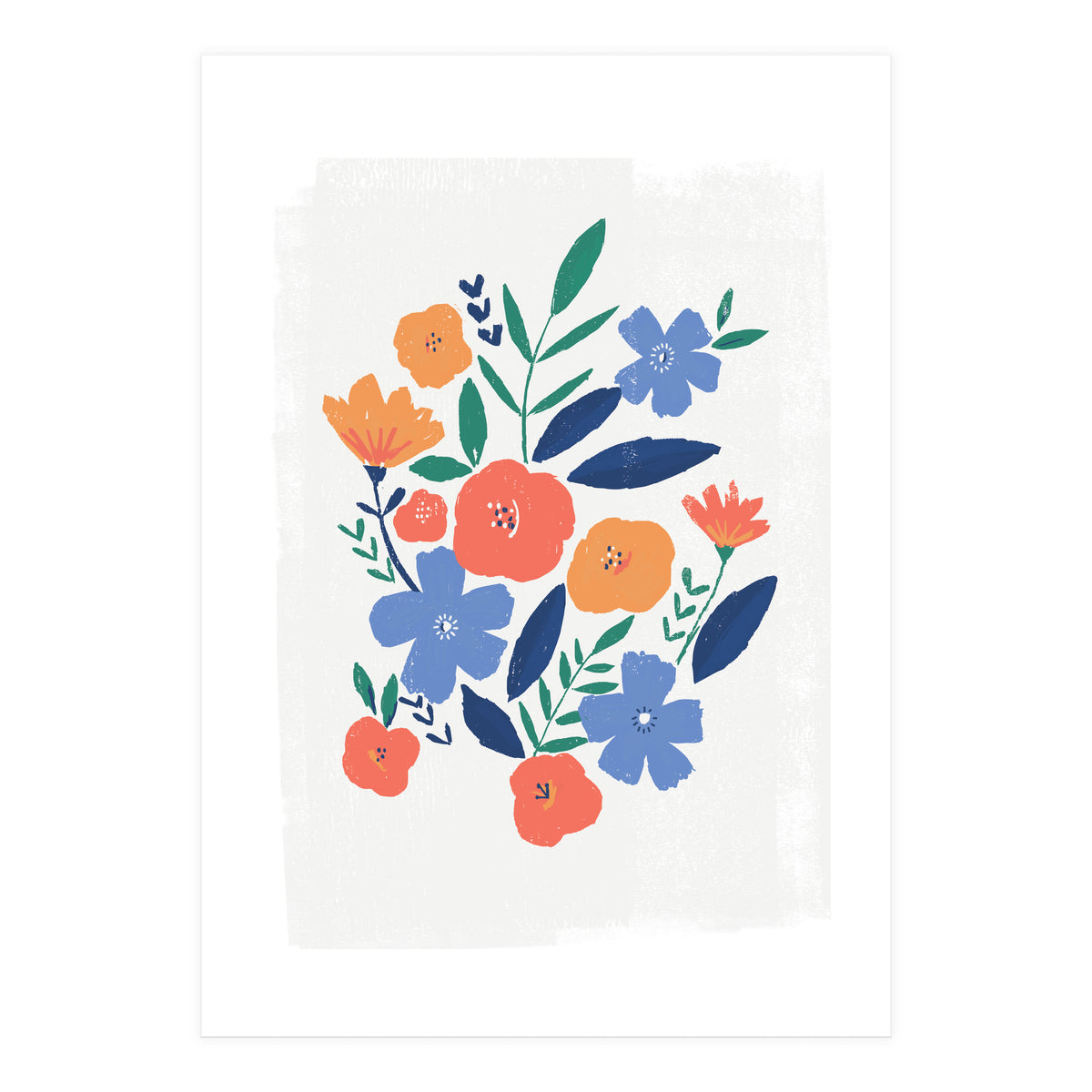 Floral Art Print (Print Only)