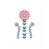 Scandi Folk Flowers  (Print Only) thumbnail