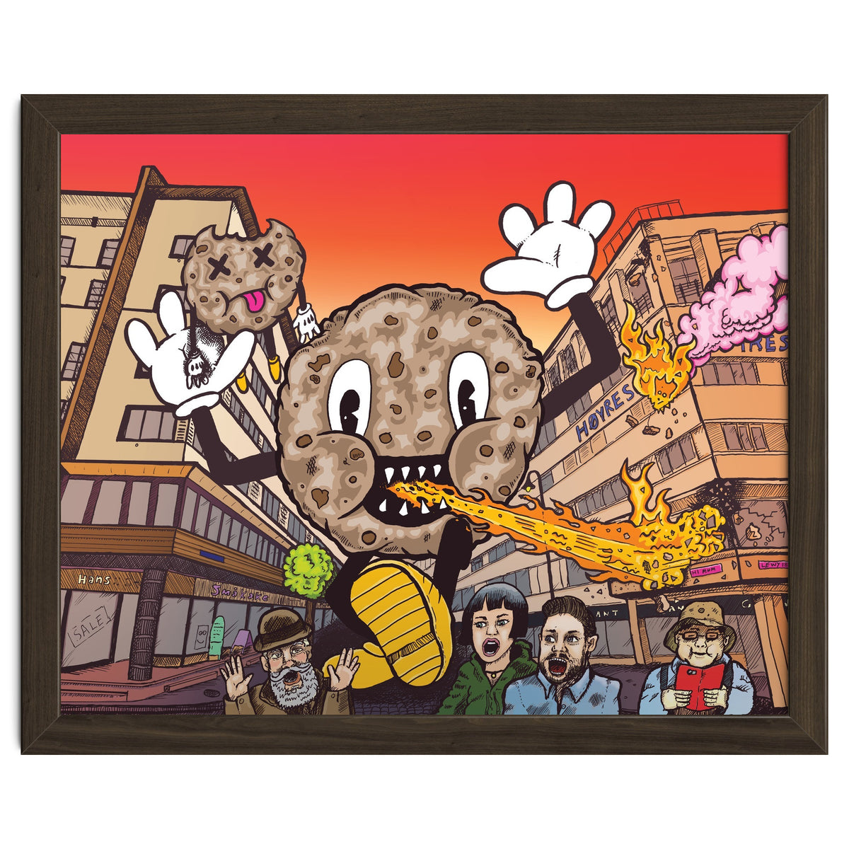 Cookie Monster 12.3% ABV Bourbon Barrel Aged Coconut Chocolate Chip Stout - Amundsen Brewery