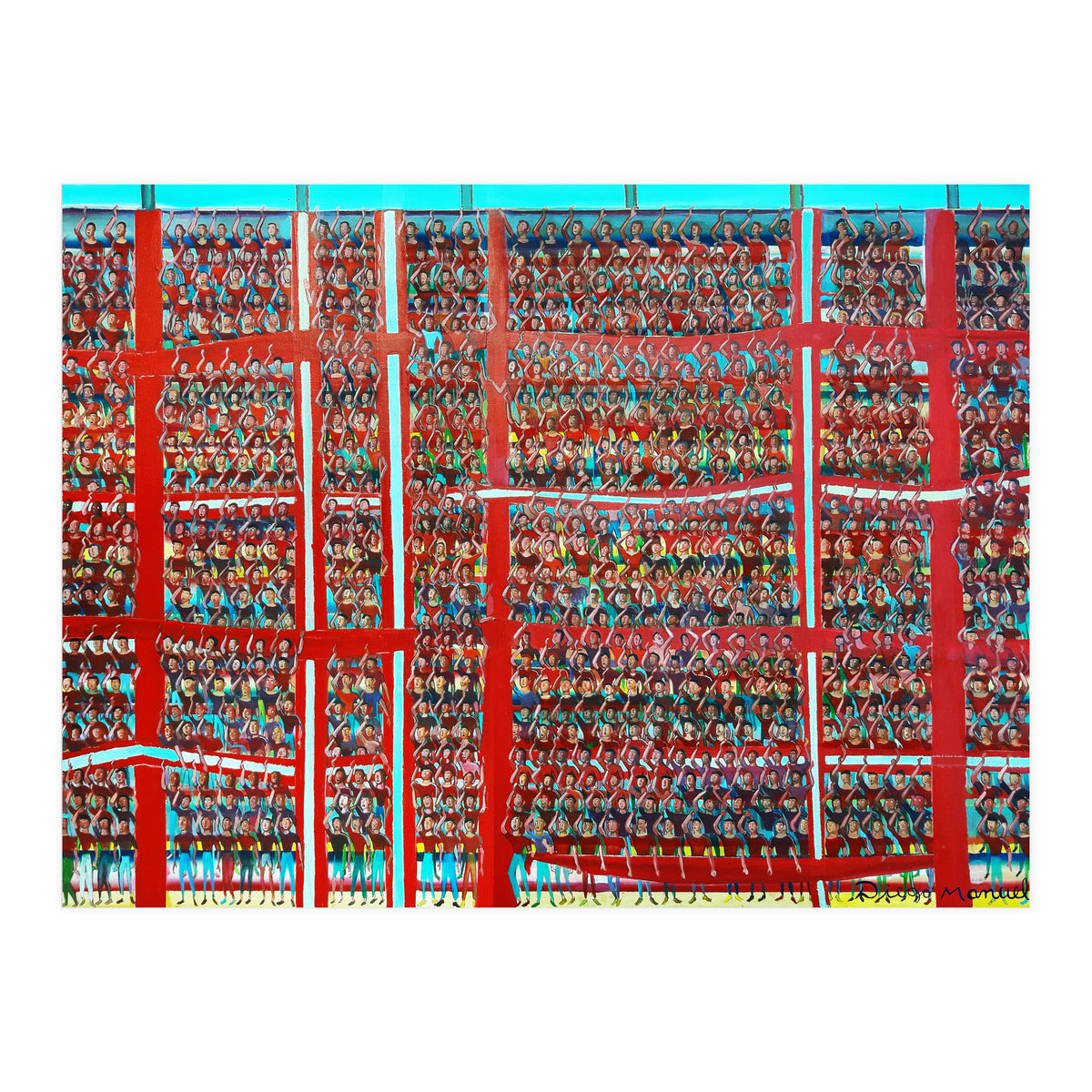 Gran Hinchada Roja Diego Manuel Rodriguez (Print Only)