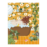 Texas Longhorn in My Bathtub (Print Only) thumbnail