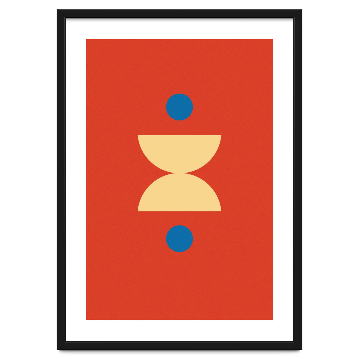 Mid Century Geometrical Print