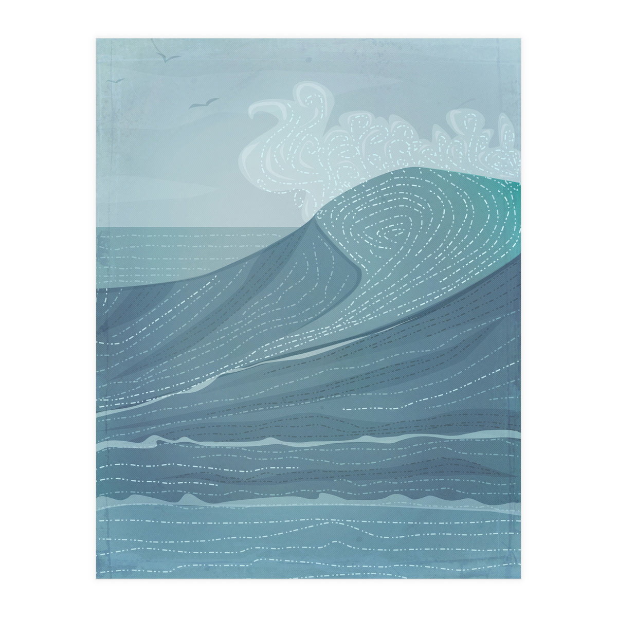 The wave (Print Only)