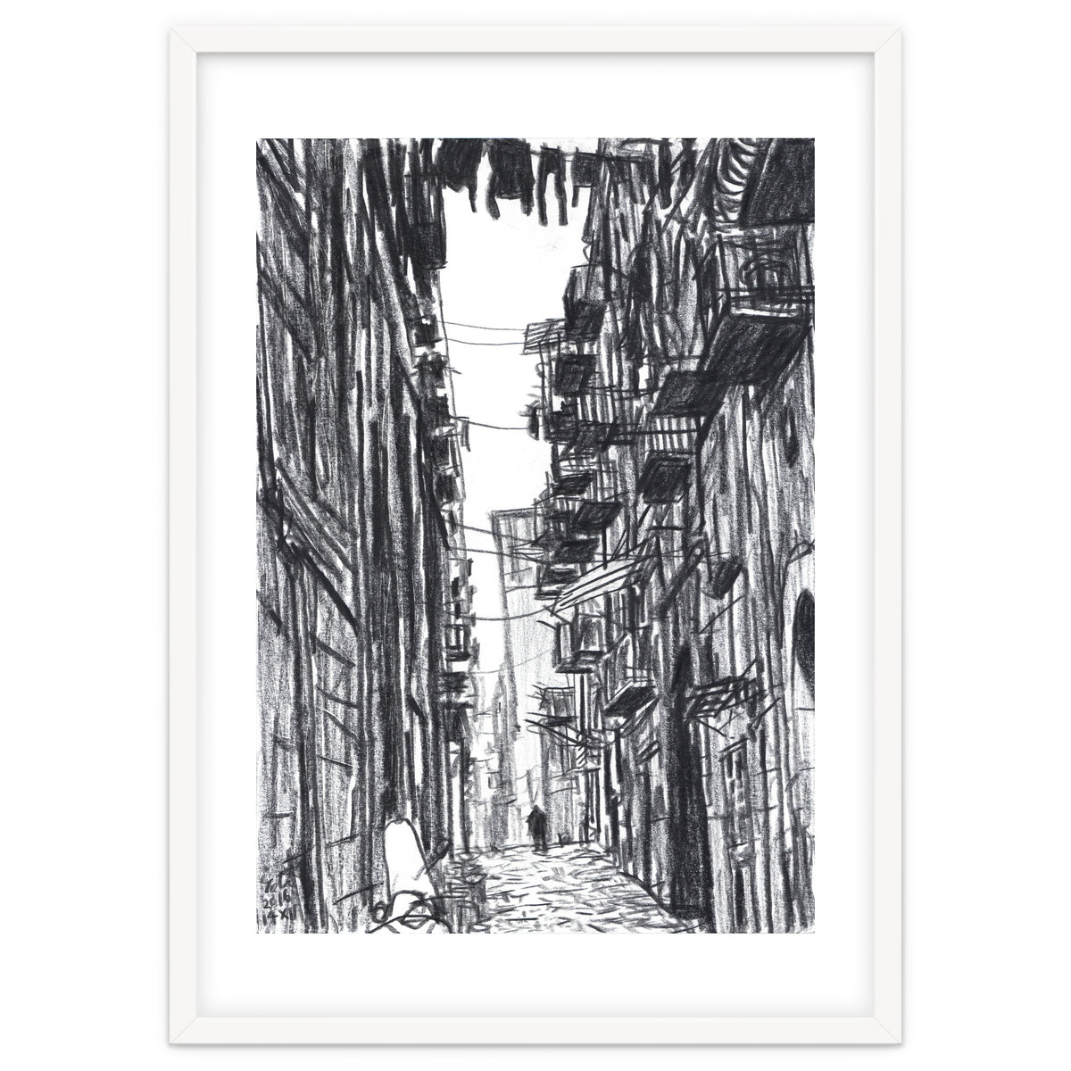 Napoli's Narrow Street