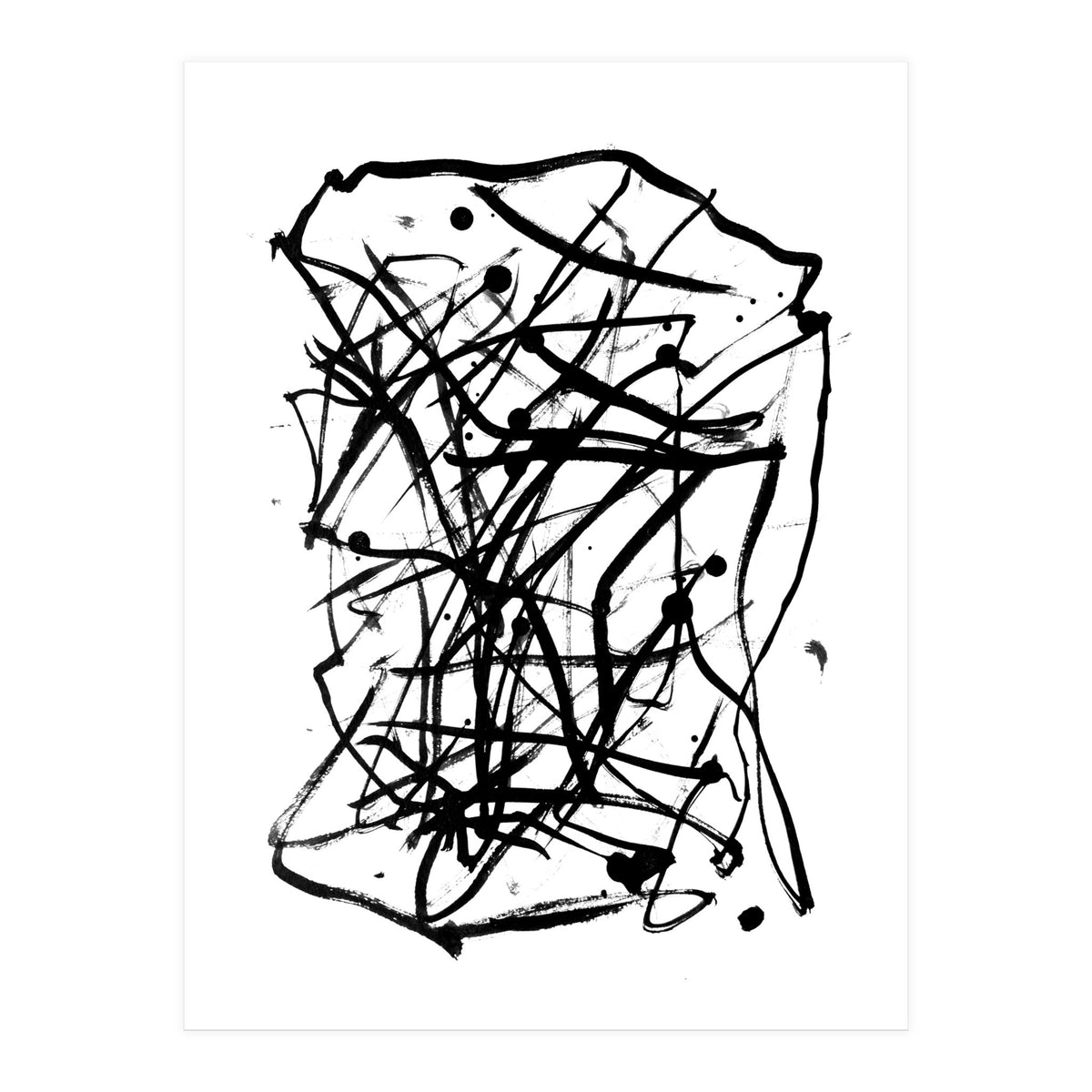 Homage to Jackson Pollock (Print Only)