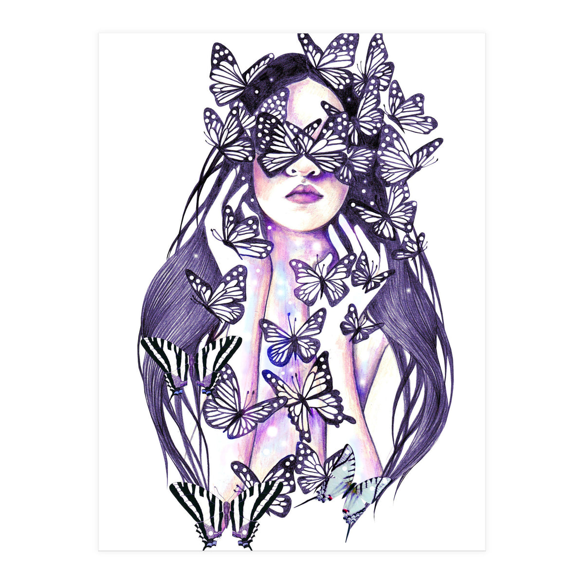 Lady Butterfly (Print Only)