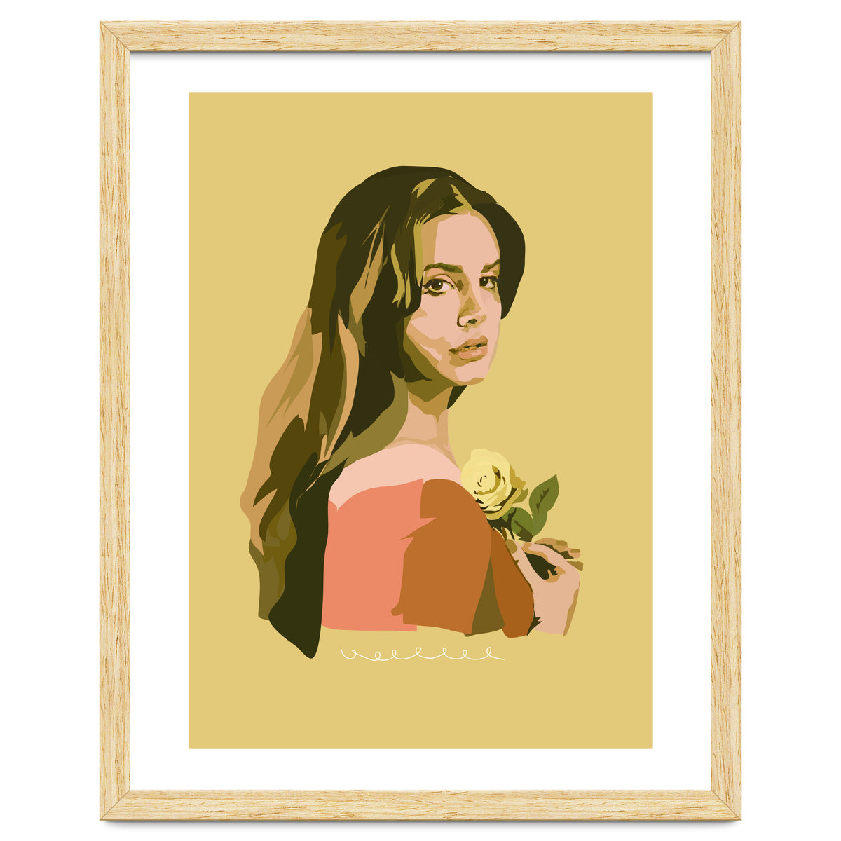 Lana Del Rey With Rose