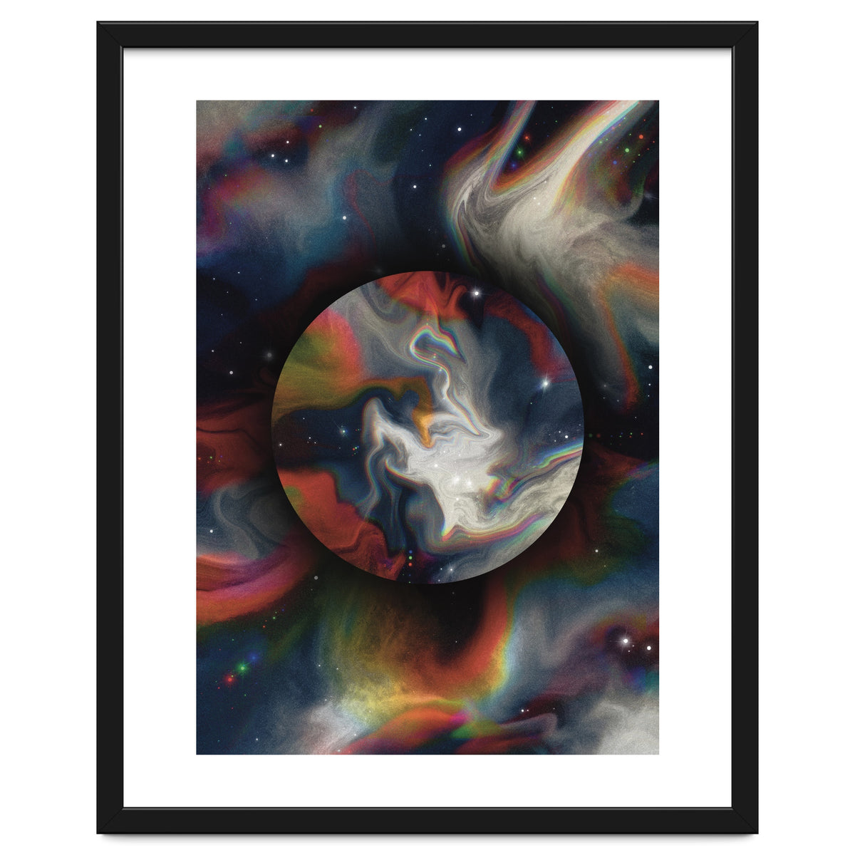 Planet Space Marble Black Hole