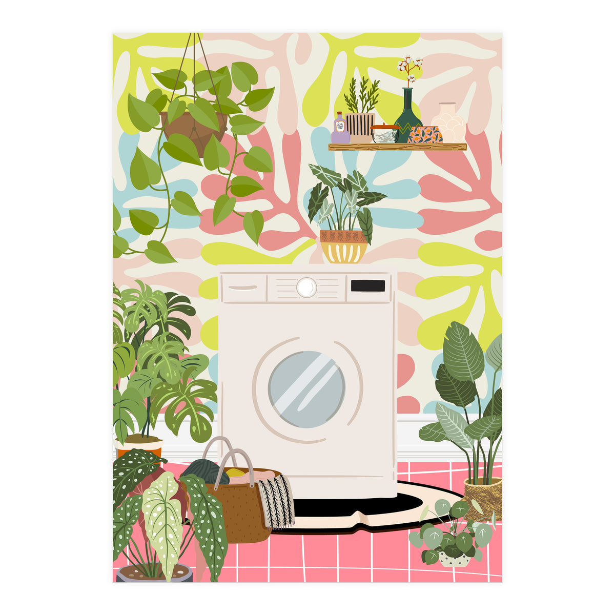 Matisse Style Laundry Room (Print Only)