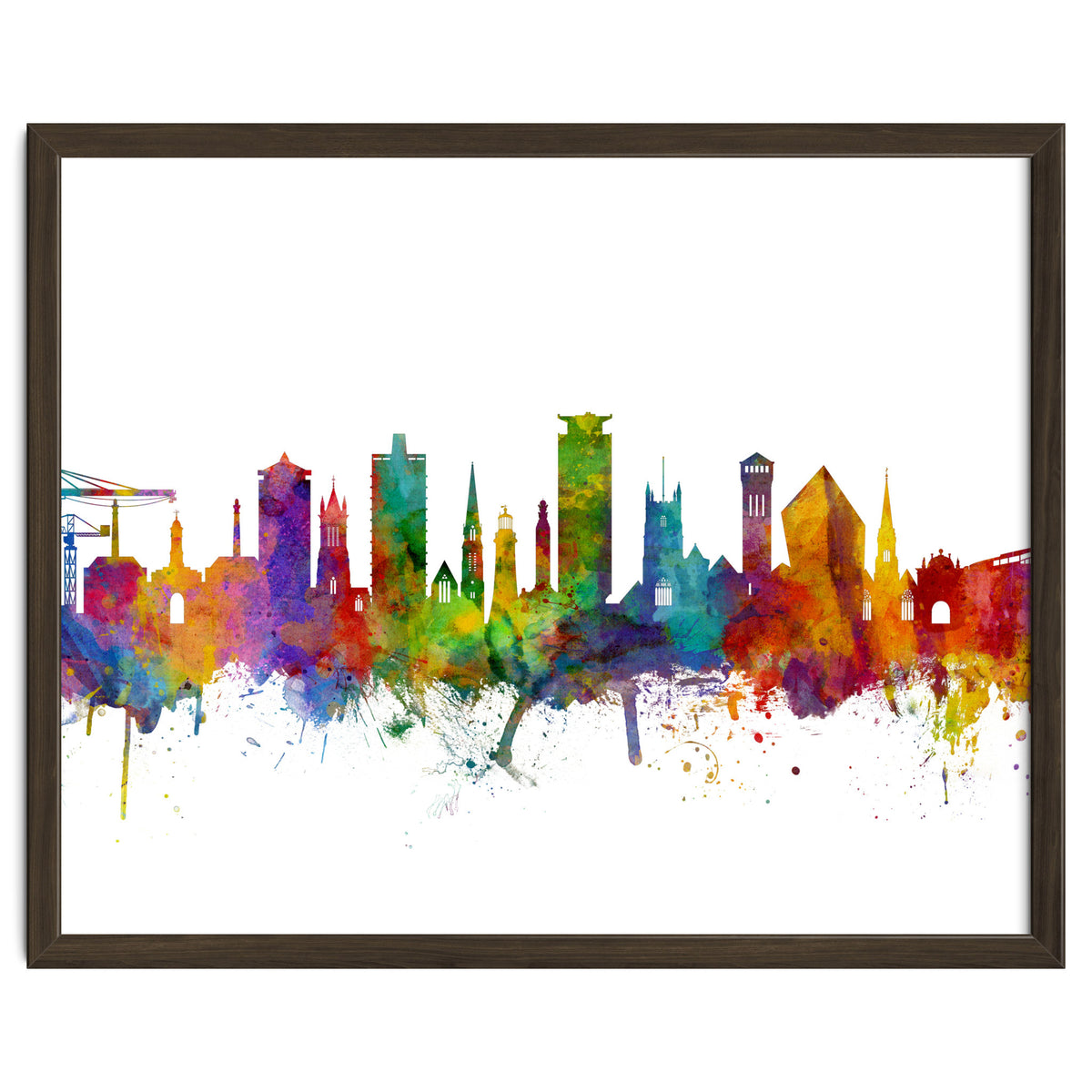 Plymouth England Skyline