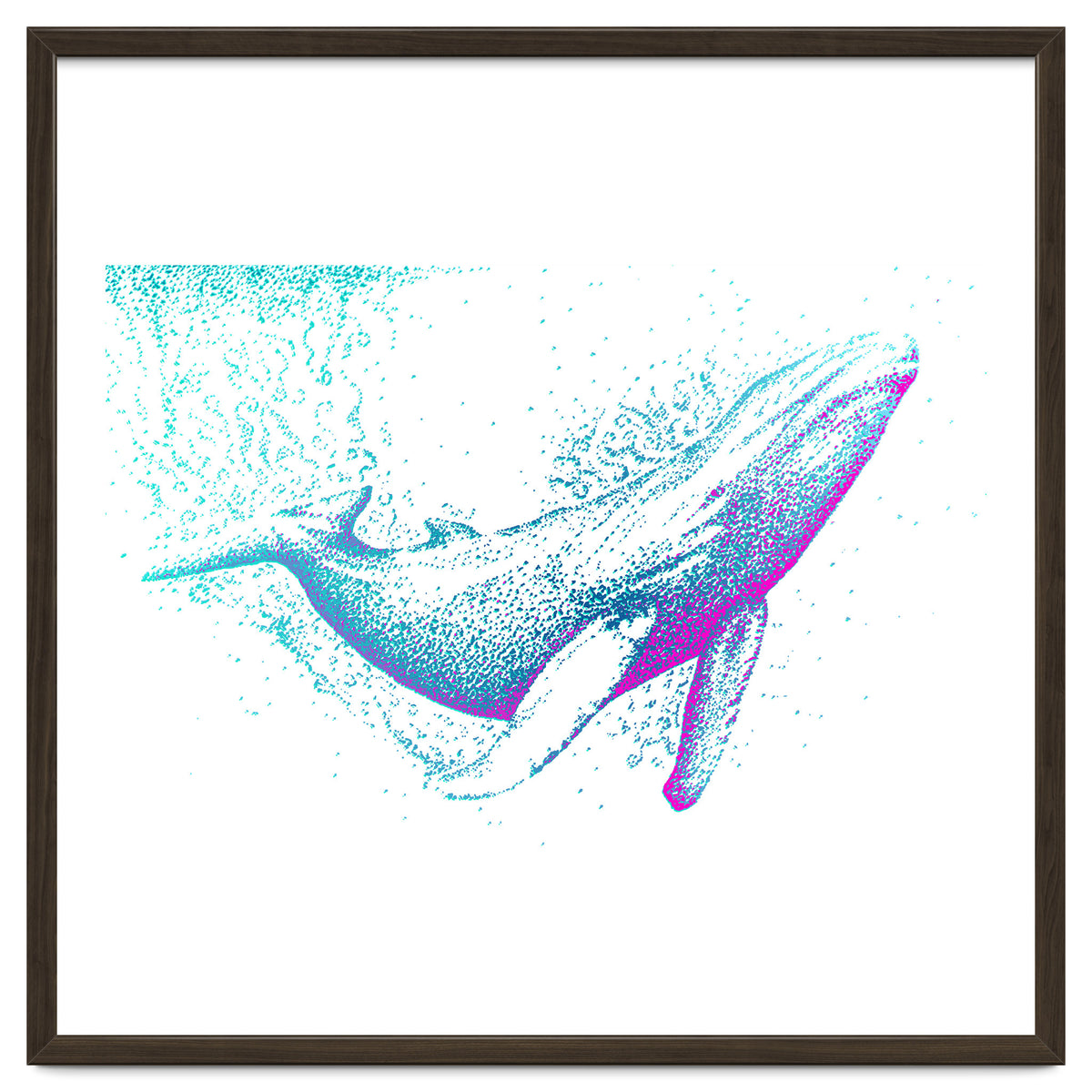 Diving Blue Whale