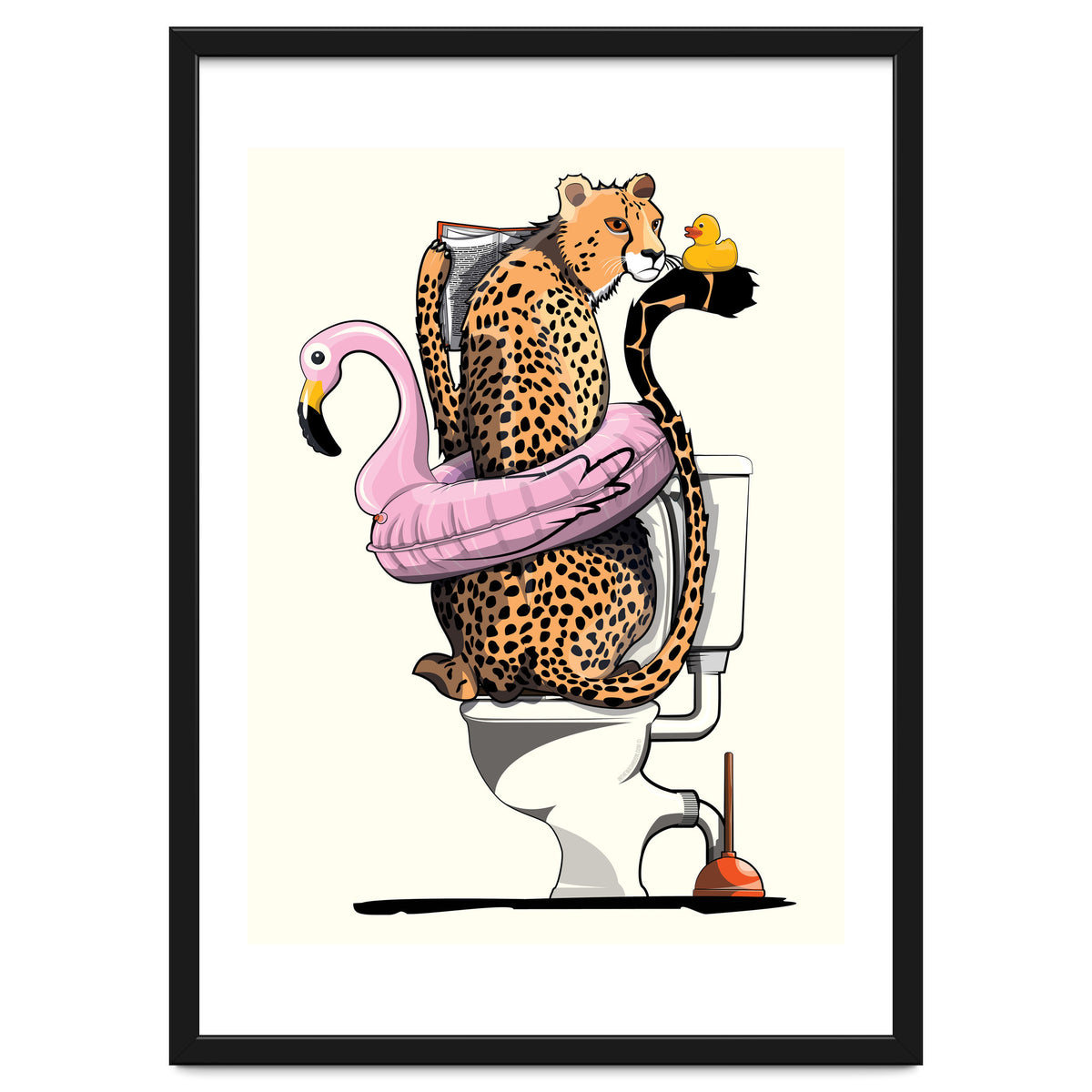 Cheetah on the Toilet, Funny Bathroom Humour