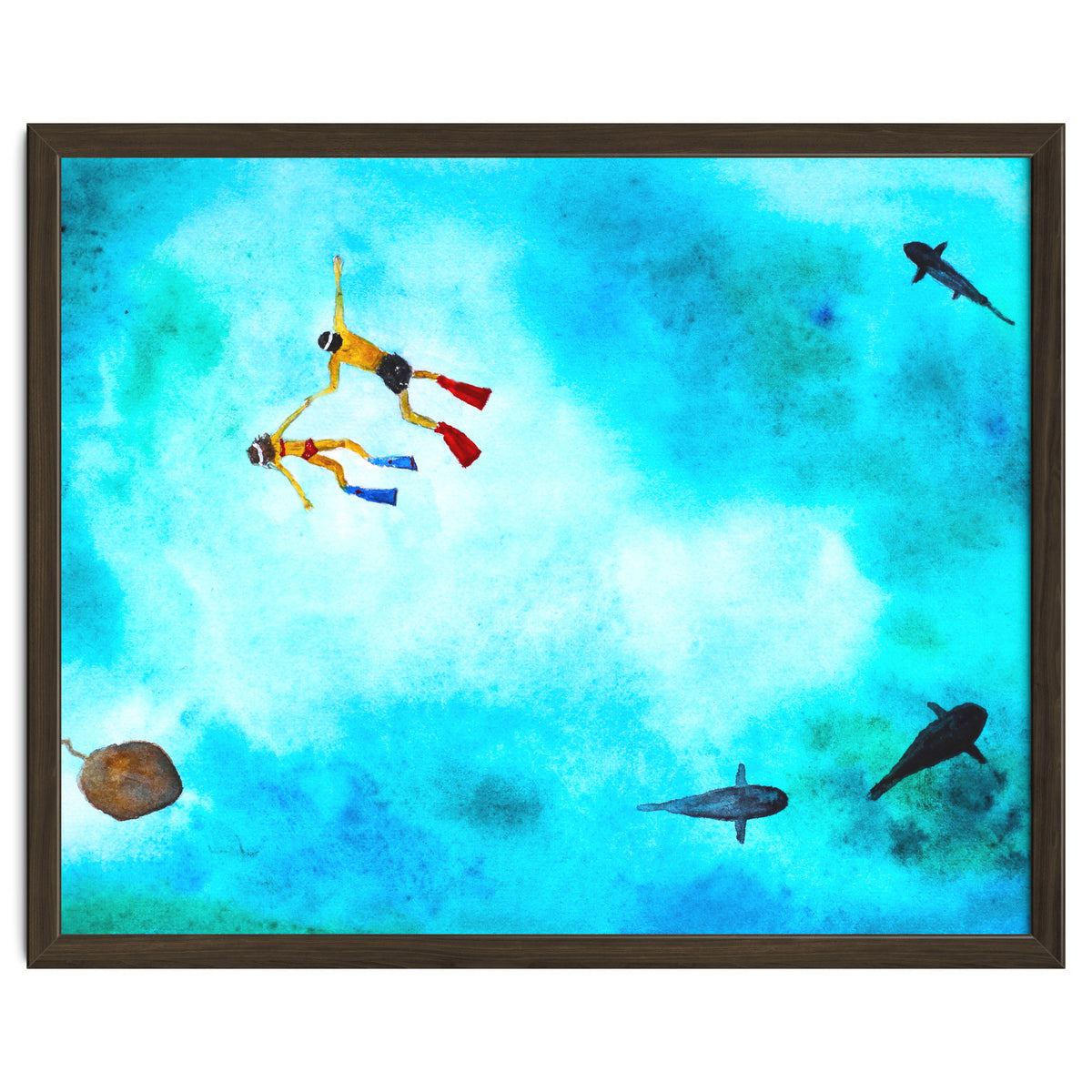 One summer day || watercolor