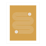 Mid-Century Modern No.20 - Woodblock Print (Print Only) thumbnail