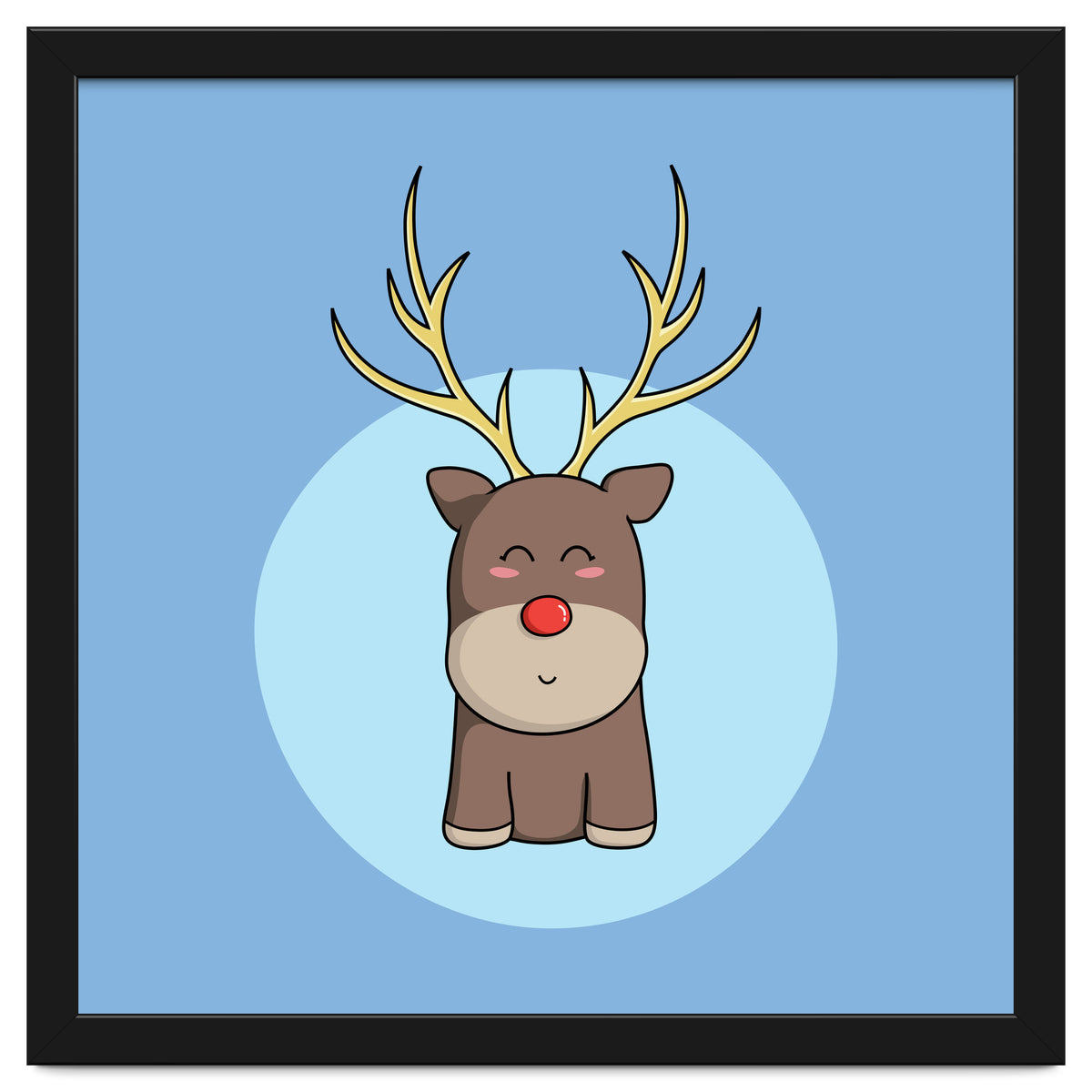 Kawaii Cute Christmas Reindeer