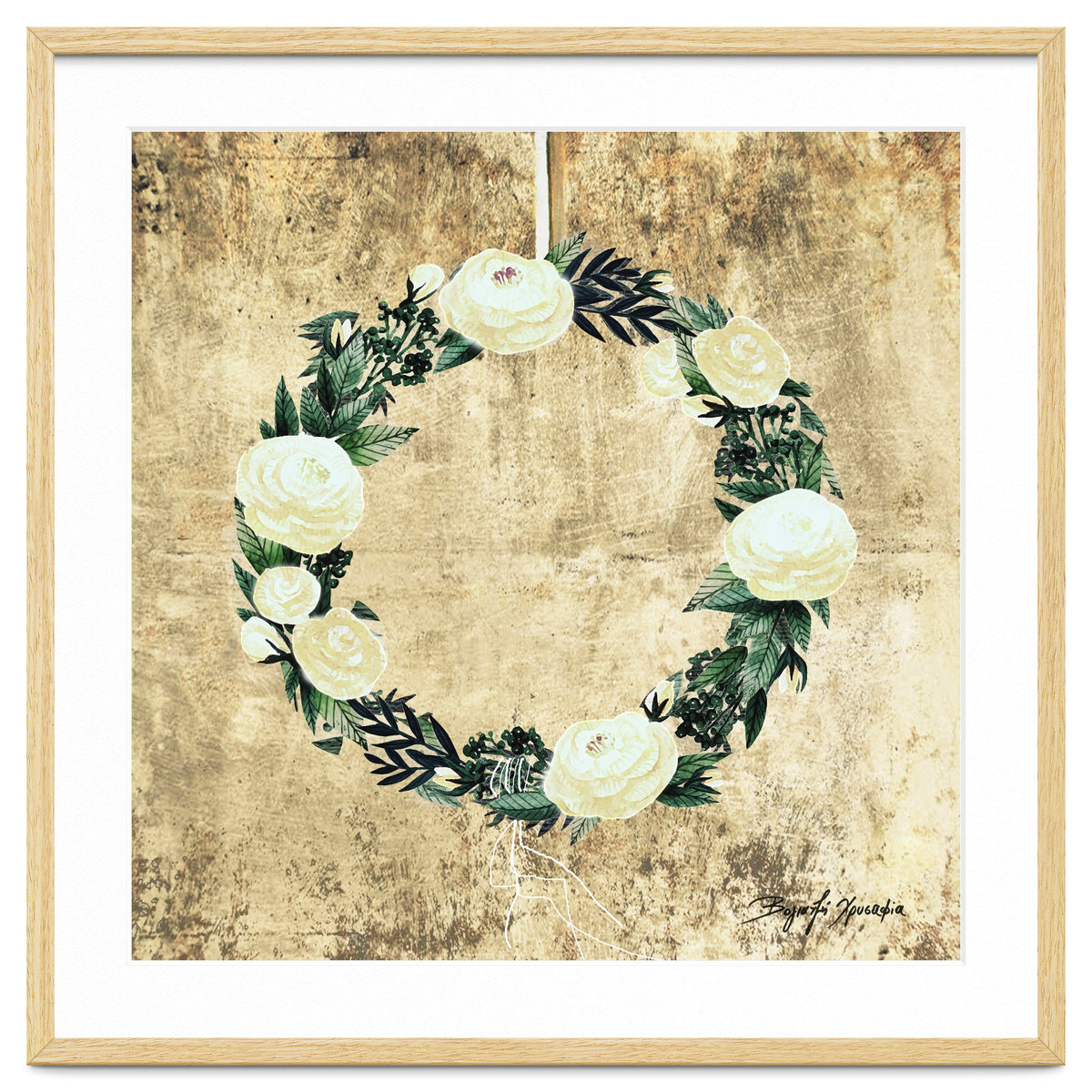 Wreath #White Flowers #Royal collection