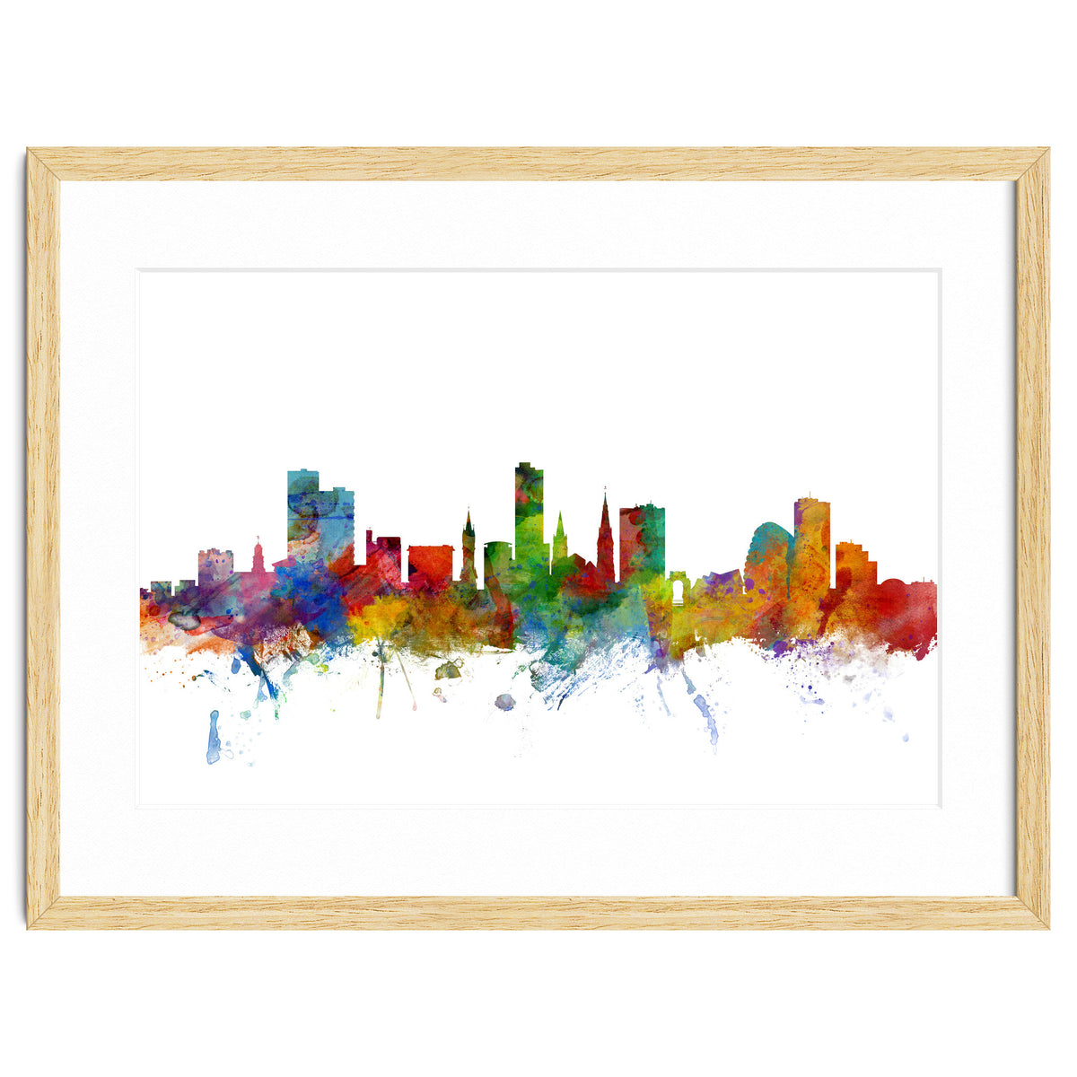 Leicester England Skyline