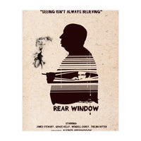 Hitchcock Rear Window movie poster (Print Only)
