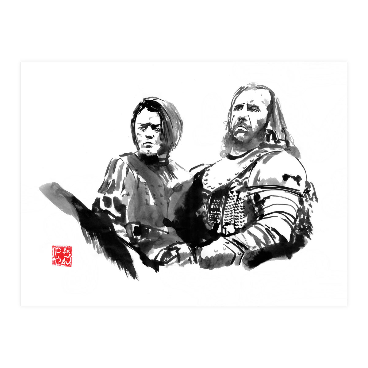 Arya And The Limier (Print Only)