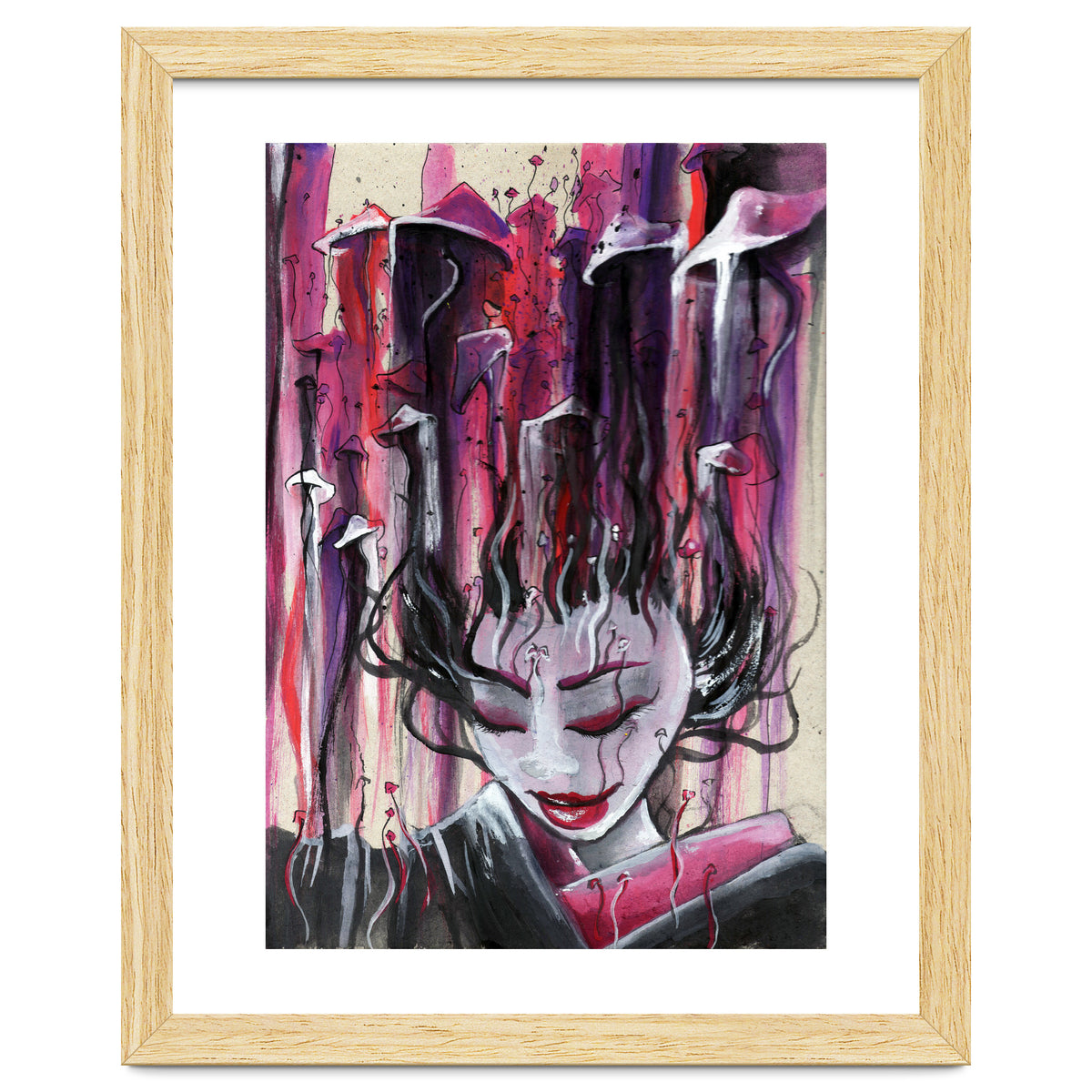 Geisha in Mushrooms: The Surrealistic Concubine