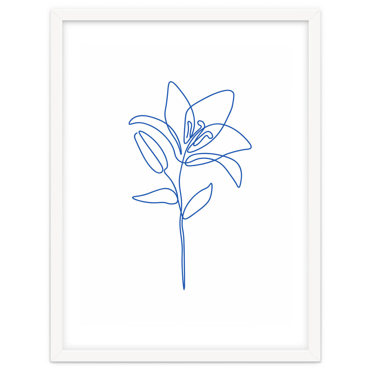 One Line Flower II