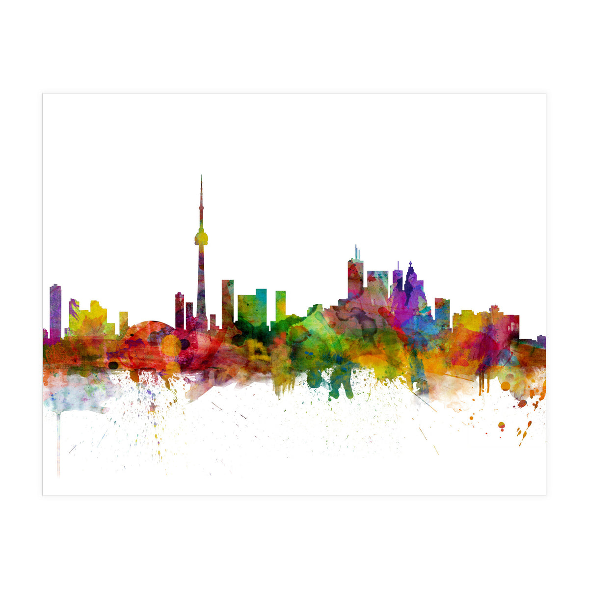 Toronto Canada Skyline (Print Only)