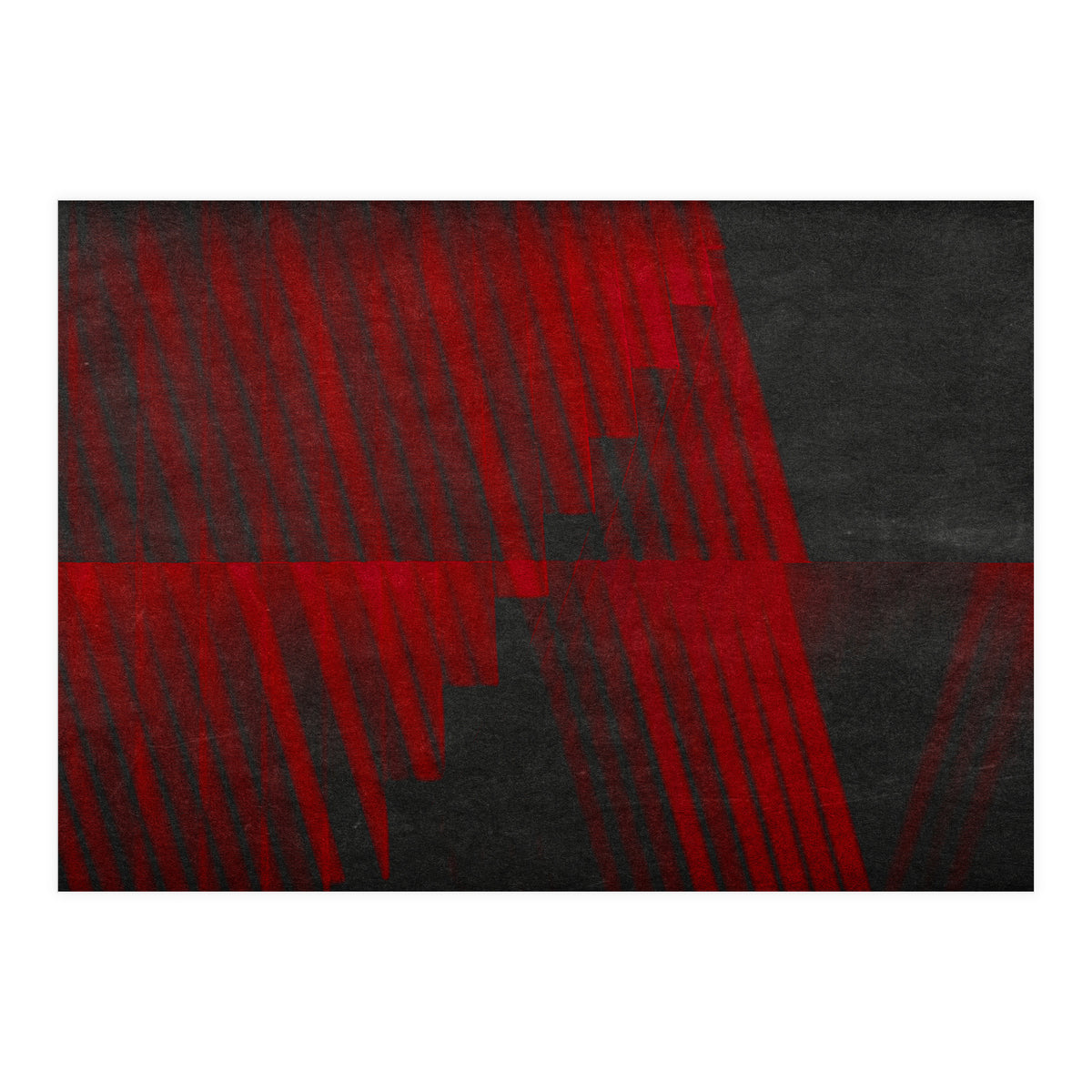 Rojo Y Gris 3 (Print Only)