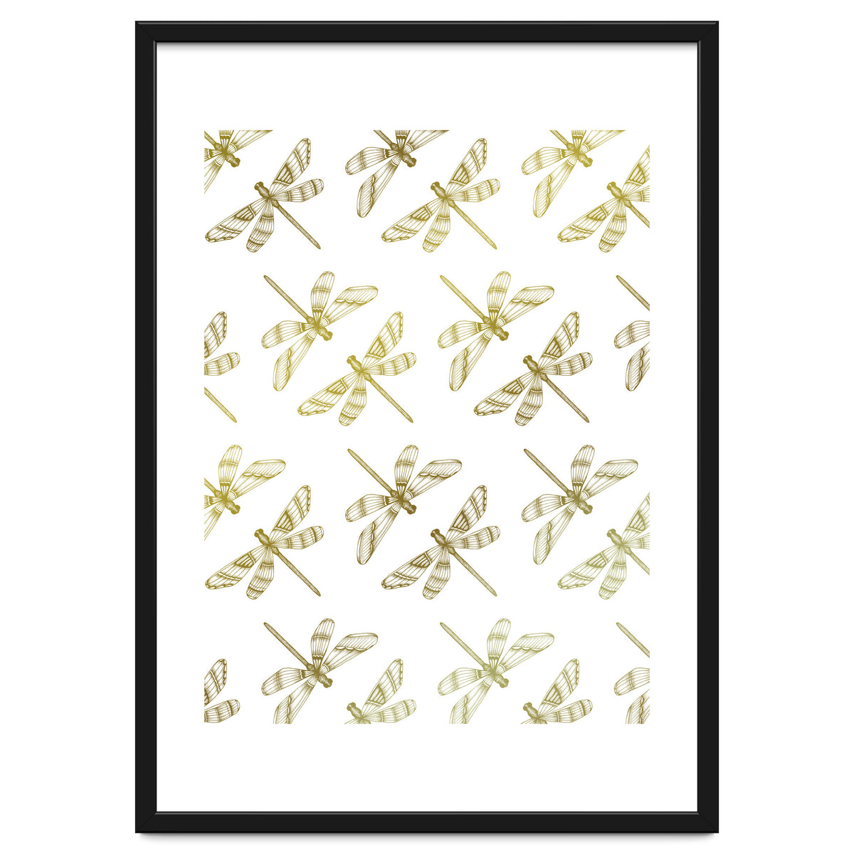 Golden Dragonflies