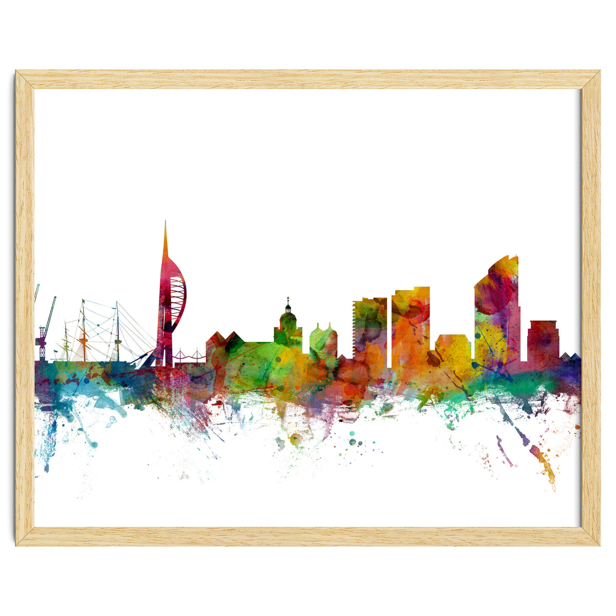 Portsmouth England Skyline