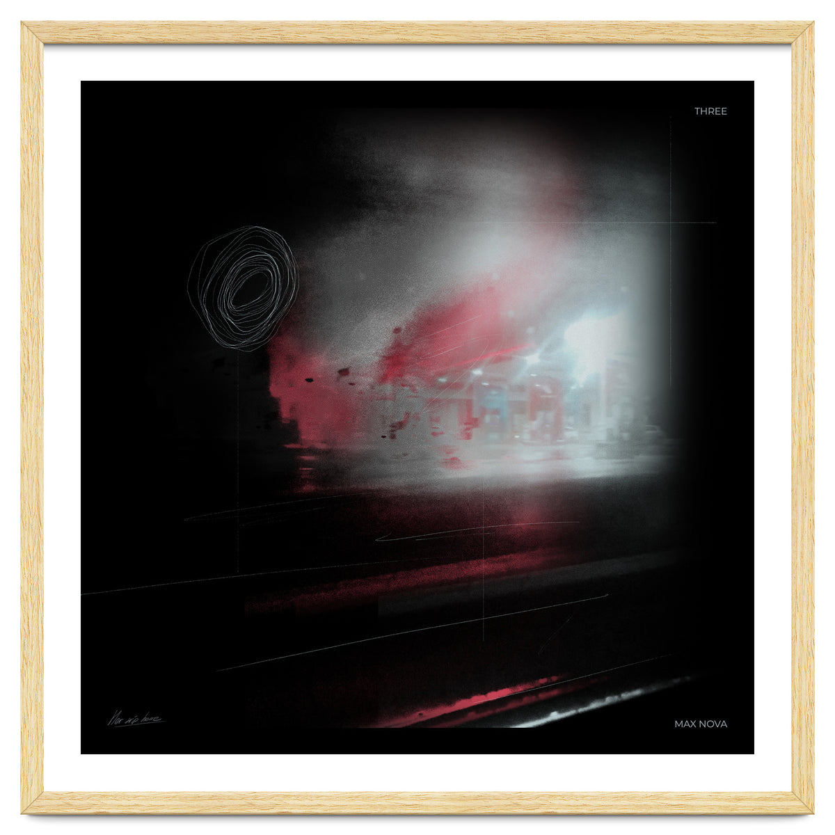 Her trip home. Three