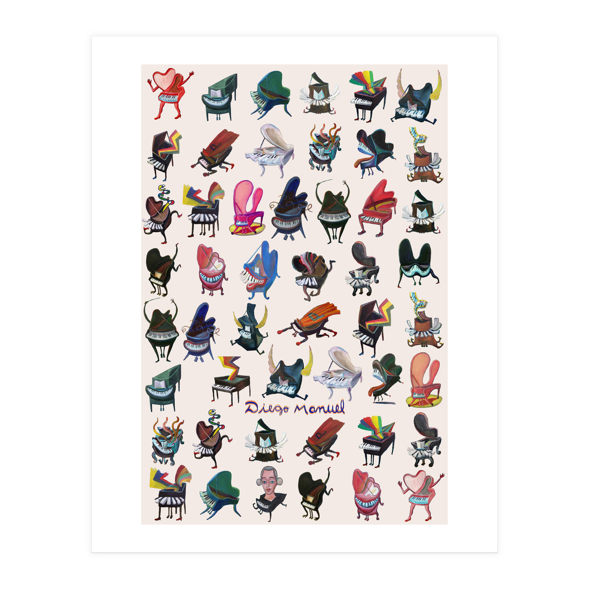 Pianos Pianos (Print Only)