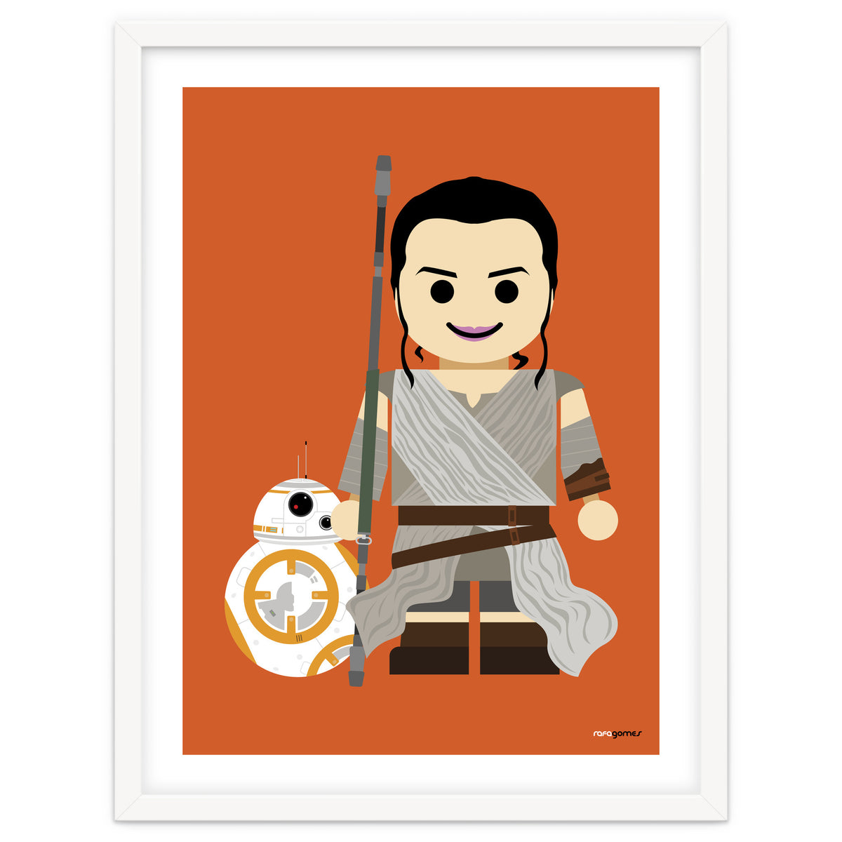 BB8 and Rey Toy