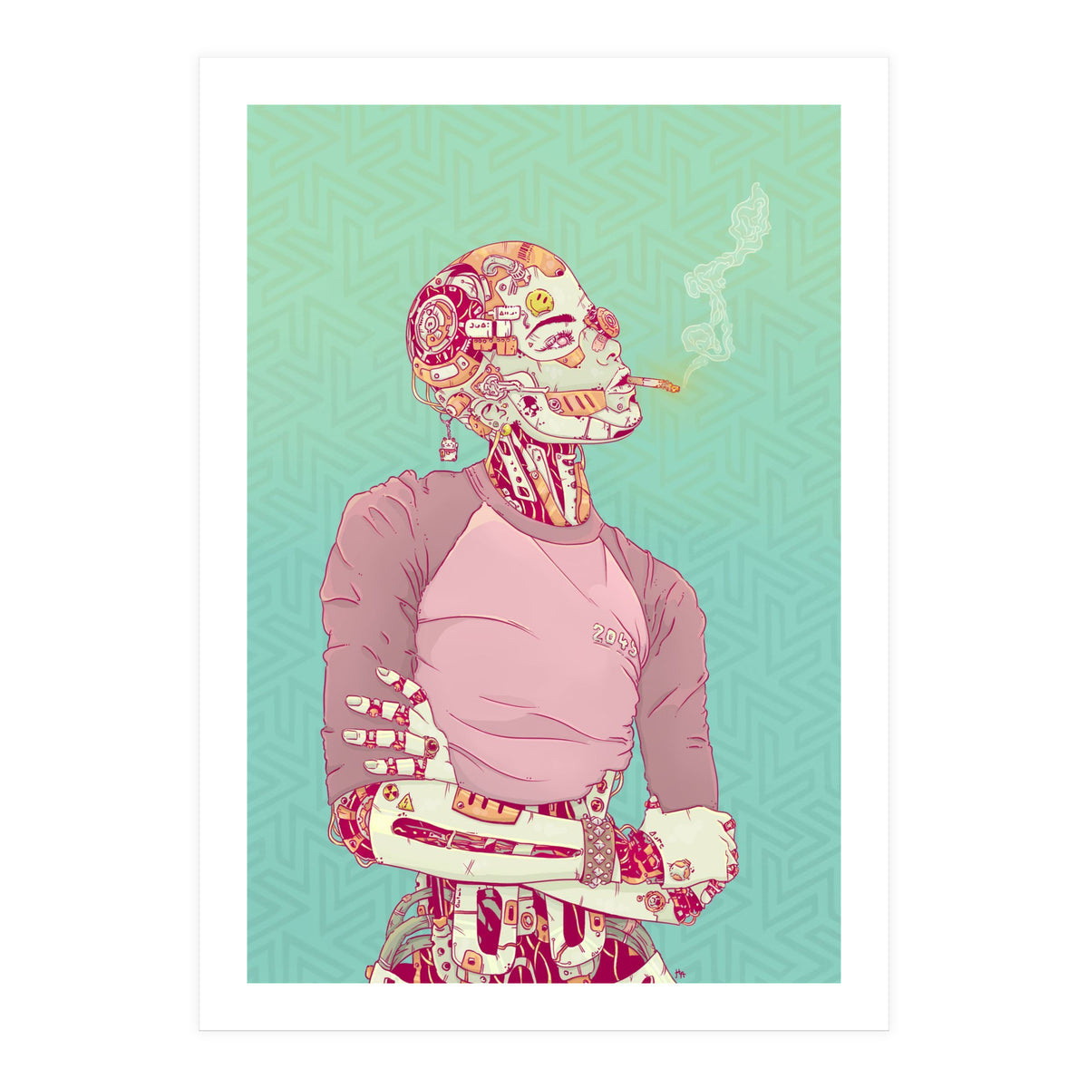 Nostalgic Lady (Print Only)