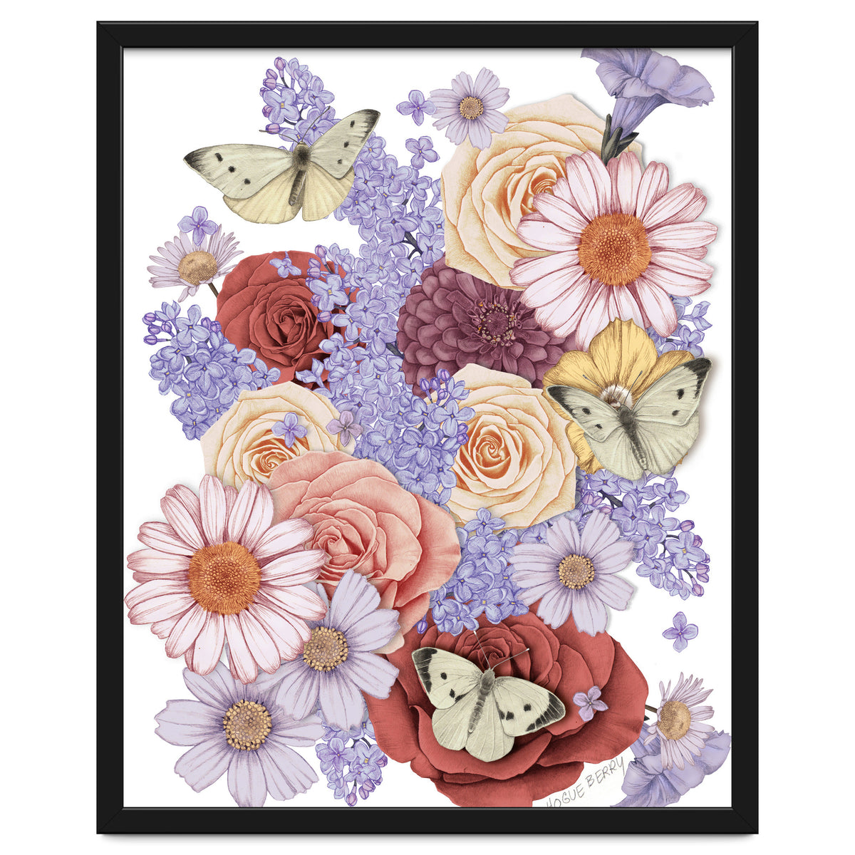 Flowers and Butterflies