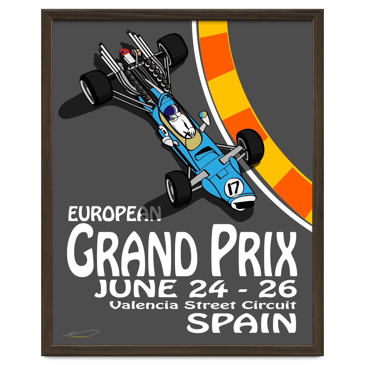 European Grand Prix poster