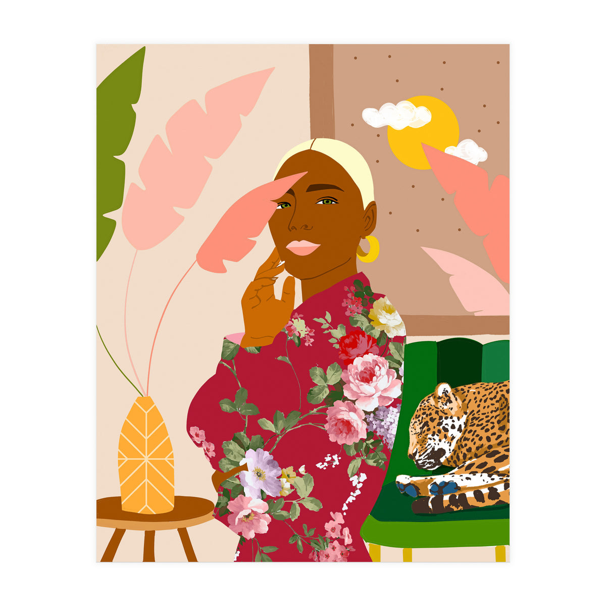 There's Peaceful. There's Wild. I'm Both At The Same Time (Print Only)