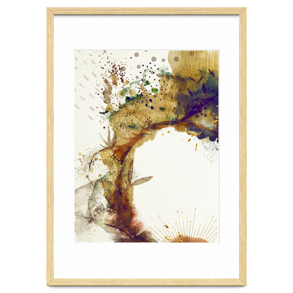 Abstract Floral - Autumn Winds